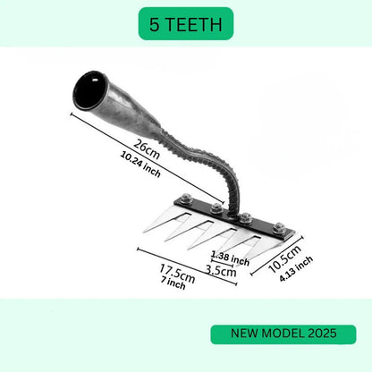 Heavy Duty Garden Rake for Weed Removal