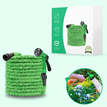 Flexible Water Hose with 10 Spray Settings and Leak Proof Design