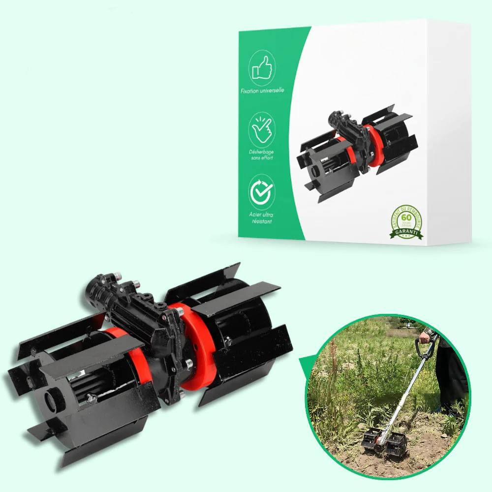 Easy Gardening Wheel, Effective Weed Remover Tool