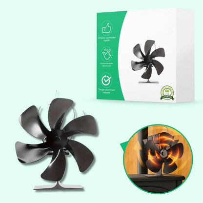 Quiet Wood Stove Fan for Better Heat Distribution