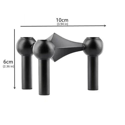 Sleek Contemporary Metal Candle Holder
