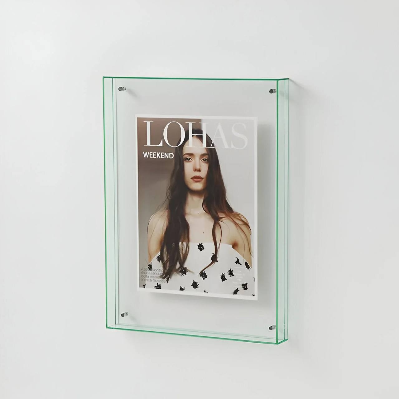 Stylish Clear Picture Frame, Acrylic Wall Decor