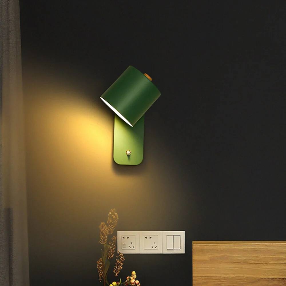 Stylish LED Bedroom Wall Light with On/Off Switch