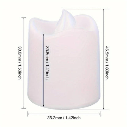 Warm White LED Tea Lights Battery Powered Candles