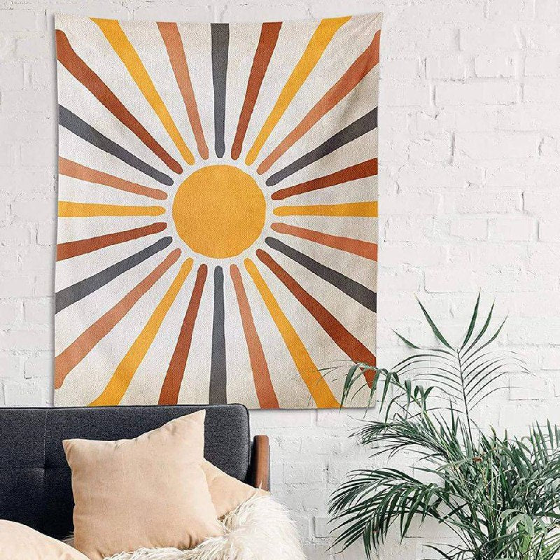 Bright Yellow Sunny Wall Hanging Decor