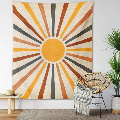 Bright Yellow Sunny Wall Hanging Decor