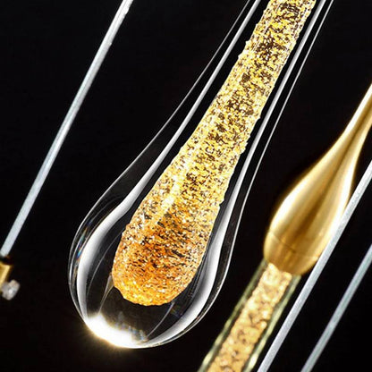 Elegant Glass Drop Wall Lamp