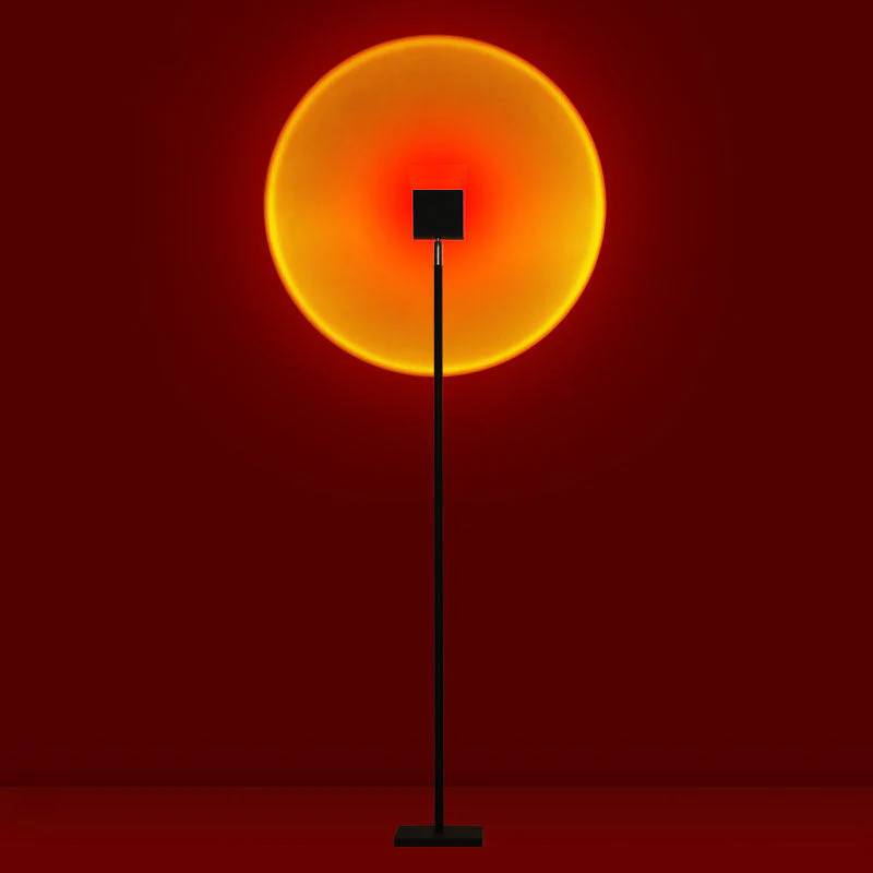 Sleek LED Floor Lamp with Ambient Glow Effect