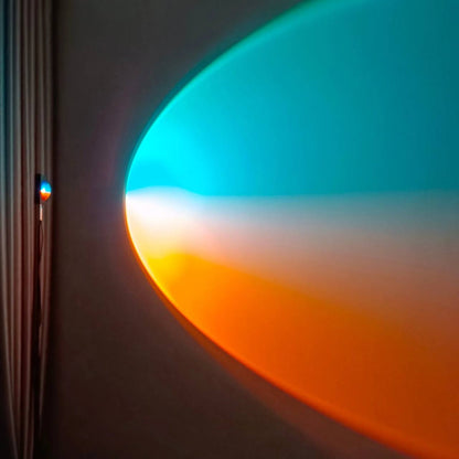 Sleek LED Floor Lamp with Ambient Glow Effect