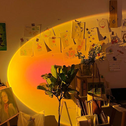 Sleek LED Floor Lamp with Ambient Glow Effect