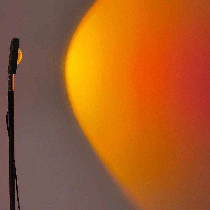 Sleek LED Floor Lamp with Ambient Glow Effect