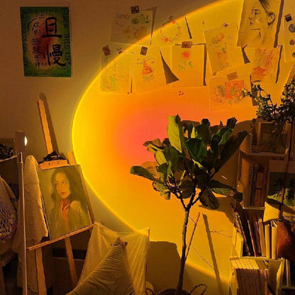 Sleek LED Floor Lamp with Ambient Glow Effect
