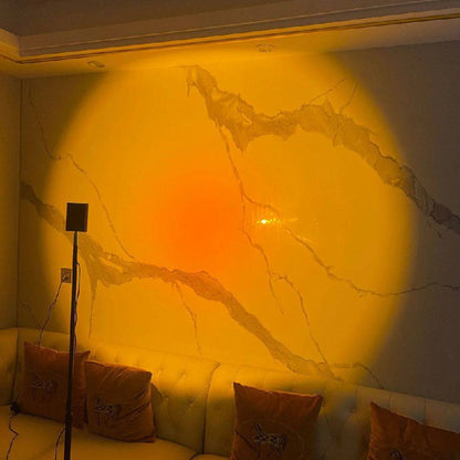 Sleek LED Floor Lamp with Ambient Glow Effect