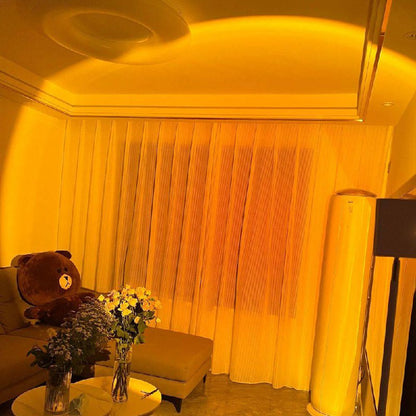 Sleek LED Floor Lamp with Ambient Glow Effect