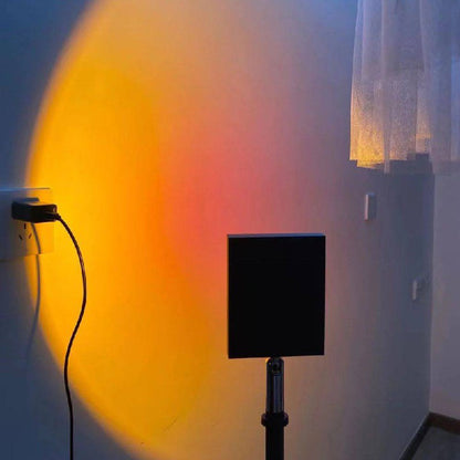 Sleek LED Floor Lamp with Ambient Glow Effect