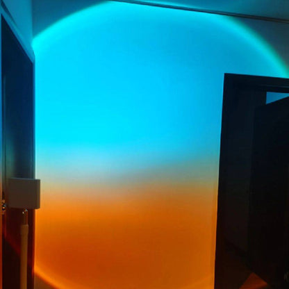 Sleek LED Floor Lamp with Ambient Glow Effect