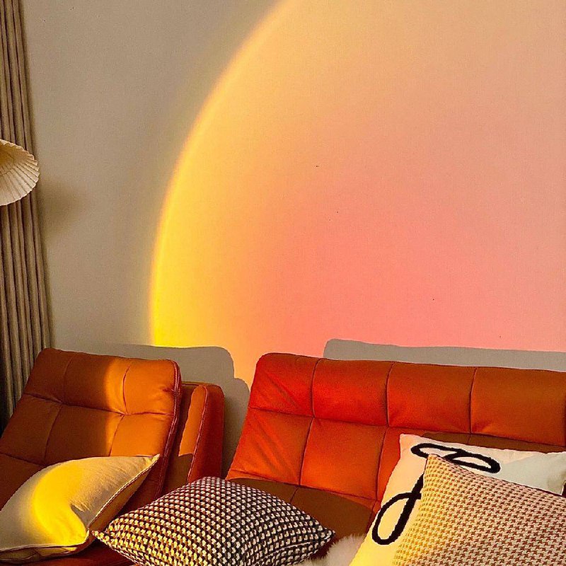 Sleek LED Floor Lamp with Ambient Glow Effect