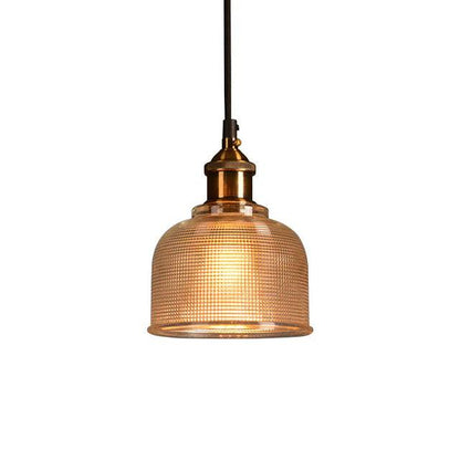 Classic Hanging Glass Lamp, Traditional Style Pendant