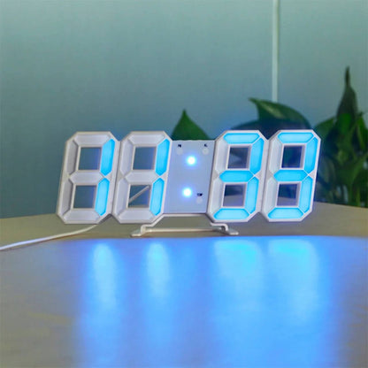 Contemporary LED Wall Clock with Adjustable Brightness