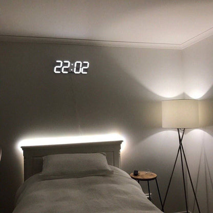 Contemporary LED Wall Clock with Adjustable Brightness