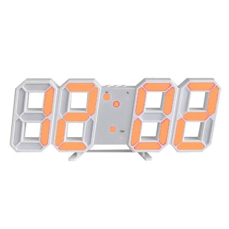 Contemporary LED Wall Clock with Adjustable Brightness