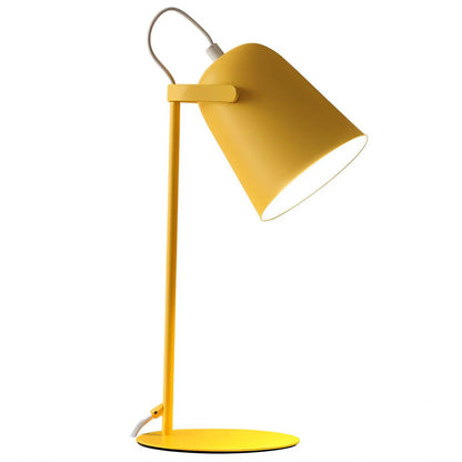 Chic Glass Table Lamp, Sleek Adjustable Office Lamp