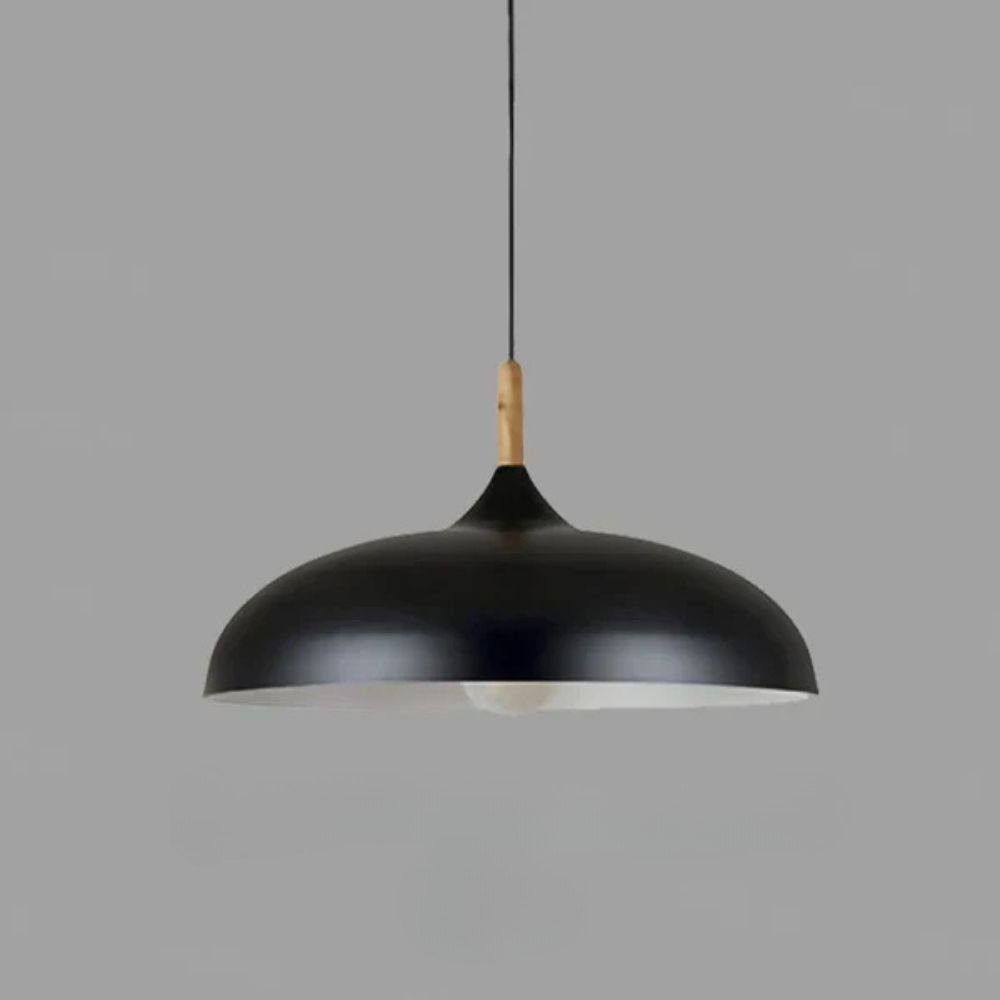 Rustic Wooden Ceiling Lamp, Natural Oak Finish