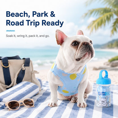 Ortekor French Bulldog Cooling Vest for Hot Summer Walks