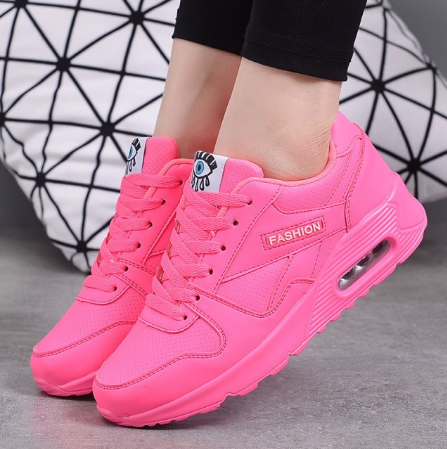 Women's Athletic Sneakers Lightweight Cushioned Walking Running Shoes with Air Cushion Support for Gym Fitness Workout