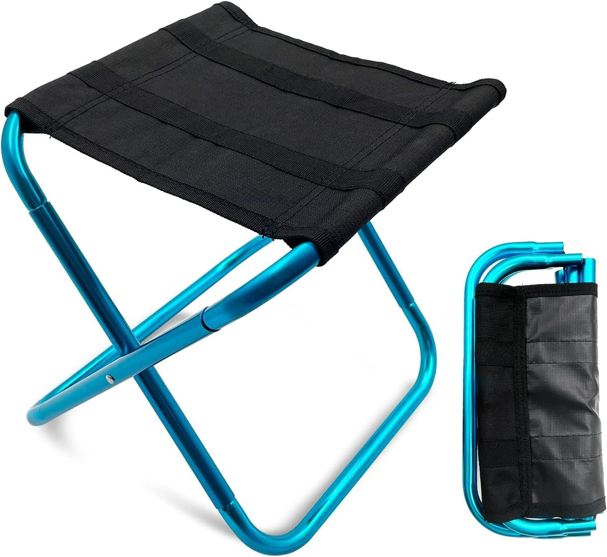 Ultralight Portable Folding Stool for Camping, Hiking & Fishing – Compact Aluminum Camp Chair for Outdoor Adventures, Picnics & Backpacking