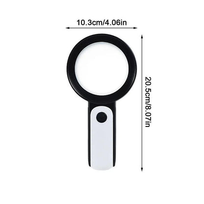 Portable 30x Magnifying Glass with Lightweight Design | Ideal for Seniors and Precision Work