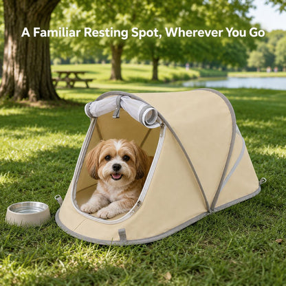 Ortekor Portable Foldable Pet Tent for Cats & Small Dogs - Cozy Private Resting Space for Home, Patio & Camping