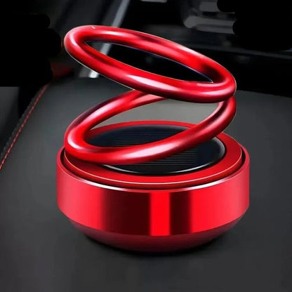 Solar-Powered Spinning Scent Diffuser for Car, Desk & Small Spaces – Cordless Aromatherapy with Rotating Motion