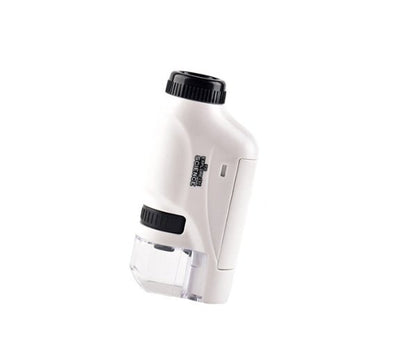 Handheld Kids Microscope 60X-120X Magnification with LED Light for Science Learning and Exploration