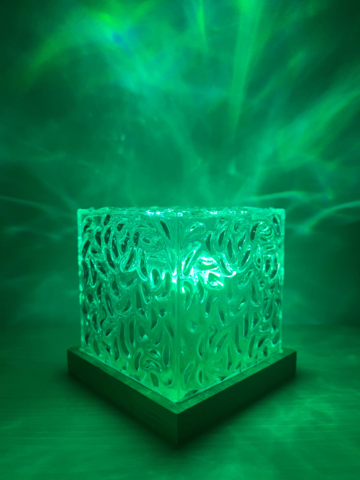 Ocean Wave Projection Night Light with Remote Control for Bedroom & Living Room | Calming LED Ambient Lamp