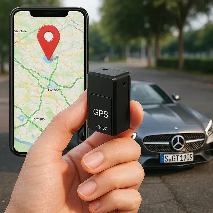 Compact Magnetic Vehicle GPS Tracker with No Monthly Fees | Real-Time Location Finder for Cars Motorcycles Bikes | Waterproof Mini Device