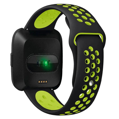 Silicone Replacement Wristband for Fitbit Versa 2 – Moisture-Resistant, Adjustable Fit Sport Strap for Everyday Workouts & Active Wear