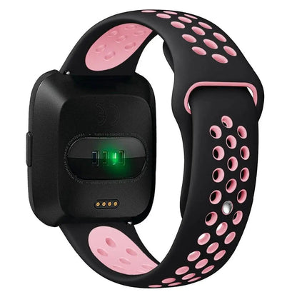 Silicone Replacement Wristband for Fitbit Versa 2 – Moisture-Resistant, Adjustable Fit Sport Strap for Everyday Workouts & Active Wear