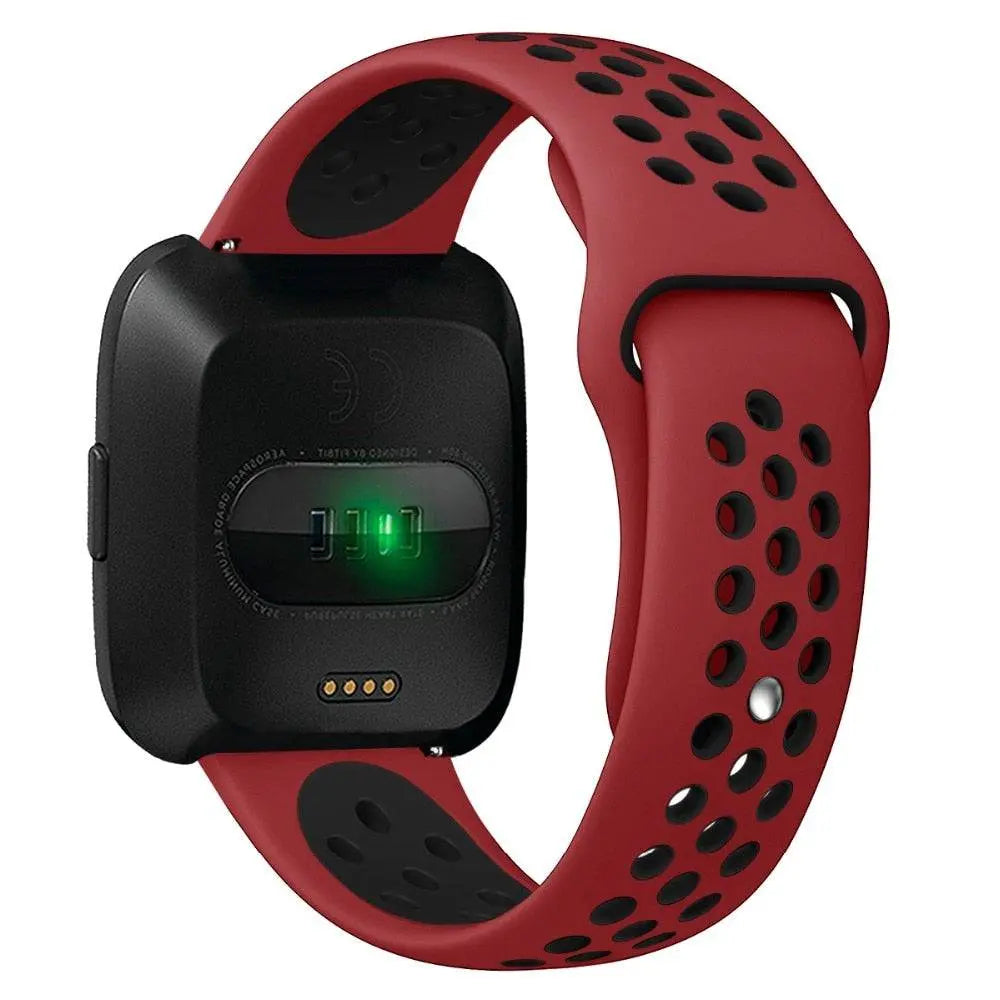 Silicone Replacement Wristband for Fitbit Versa 2 – Moisture-Resistant, Adjustable Fit Sport Strap for Everyday Workouts & Active Wear