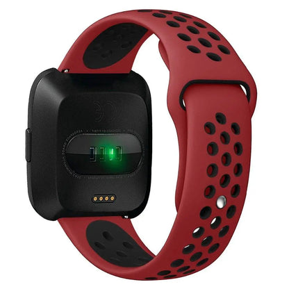 Silicone Replacement Wristband for Fitbit Versa 2 – Moisture-Resistant, Adjustable Fit Sport Strap for Everyday Workouts & Active Wear
