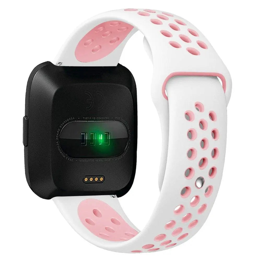 Silicone Replacement Wristband for Fitbit Versa 2 – Moisture-Resistant, Adjustable Fit Sport Strap for Everyday Workouts & Active Wear