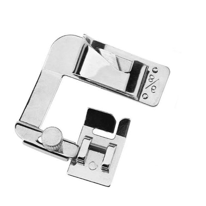 Metal Rolled Hem Foot Set for Sewing Machines – 3 Sizes 0.5", 0.7", 1.0" – Universal Attachment for Clean Edge Finishes on Clothing Curtains