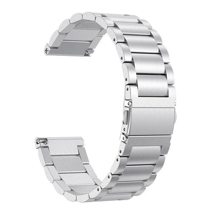 Replacement Steel Link Wristband for Fitbit Versa 2 Smartwatch – Adjustable Metal Fitness Tracker Strap for Women & Men