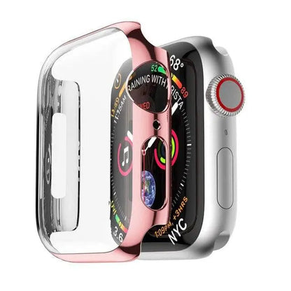 Snap-On Hard Shell Guard with Built-In Glass Shield for 40mm & 44mm Series 6 Apple Watch – Full-Body Shock Defense Case