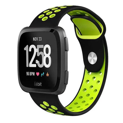 Silicone Replacement Wristband for Fitbit Versa 2 – Moisture-Resistant, Adjustable Fit Sport Strap for Everyday Workouts & Active Wear