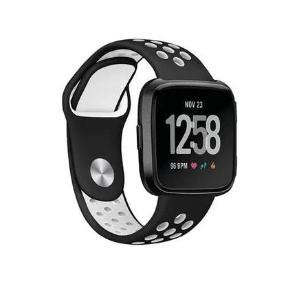 Silicone Replacement Wristband for Fitbit Versa 2 – Moisture-Resistant, Adjustable Fit Sport Strap for Everyday Workouts & Active Wear