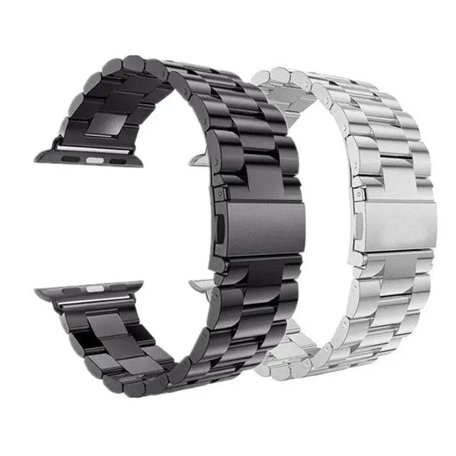 Metal Watchband Twin Pack – Mesh & Link Straps Compatible with 42mm, 46mm, 49mm Smartwatches