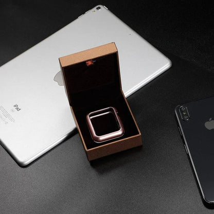 Metal Bumper Shell with Hardened Display Shield for 38mm-44mm Wearable Tech