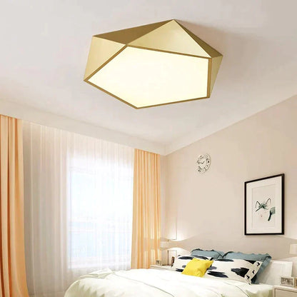 Dimmable LED Ceiling Light Fixture with Remote Control – Modern Flush Mount Design for Bedroom, Living Room & Kitchen