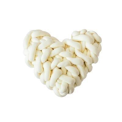 Valentine Heart Chunky Twist Throw Pillow Cushion